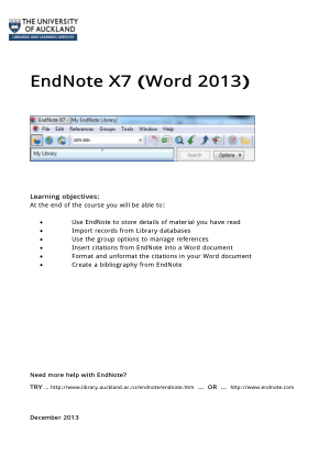 endnote x7 free download